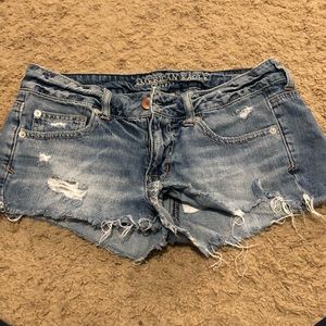 Distressed shorts